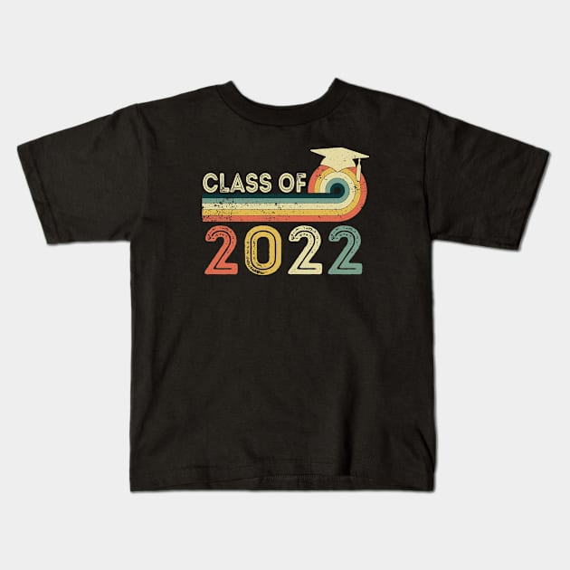 Vintage Class Of 2022 Kids T-Shirt by MEDtee